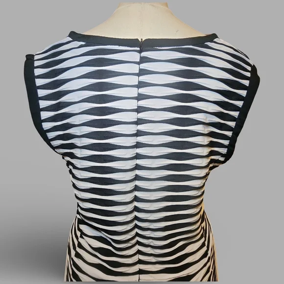 Shelby & Palmer sleeveless fit-and-flare dress Whimsygoth Rockabilly Punk B&W ❥❥ - Picture 5 of 11